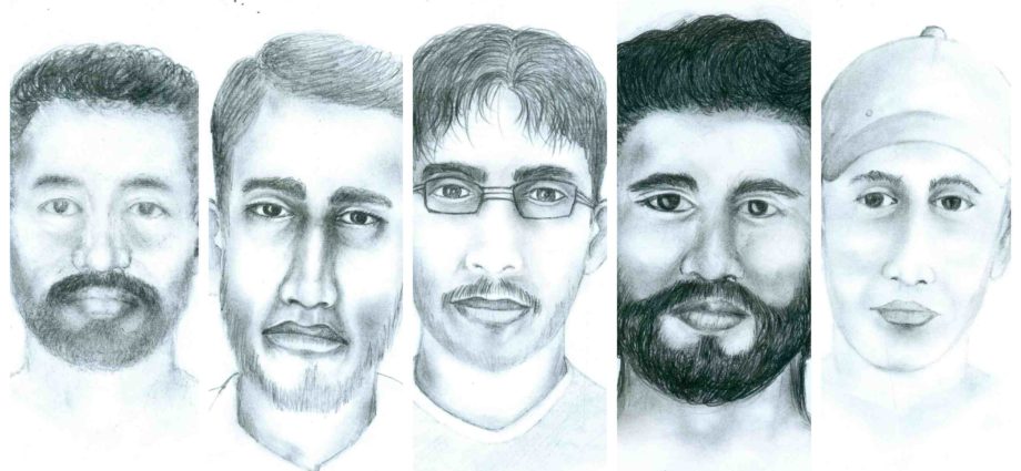 Police seek public support to identify five suspects