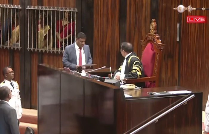SLMC සාමාජික හබීබ් රිෆාන් නව පාර්ලිමේන්තු මන්ත්‍රීවරයෙකු ලෙස දිවුරුම් දෙයි