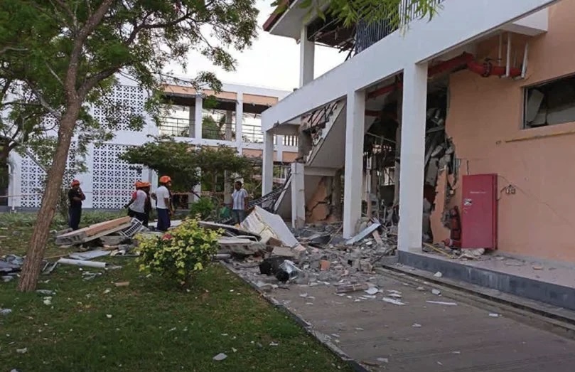 පොළොන්නරුව ජාතික වකුගඩු රෝහලේ පිපිරීමකින් 7 දෙනෙකුට තුවාල