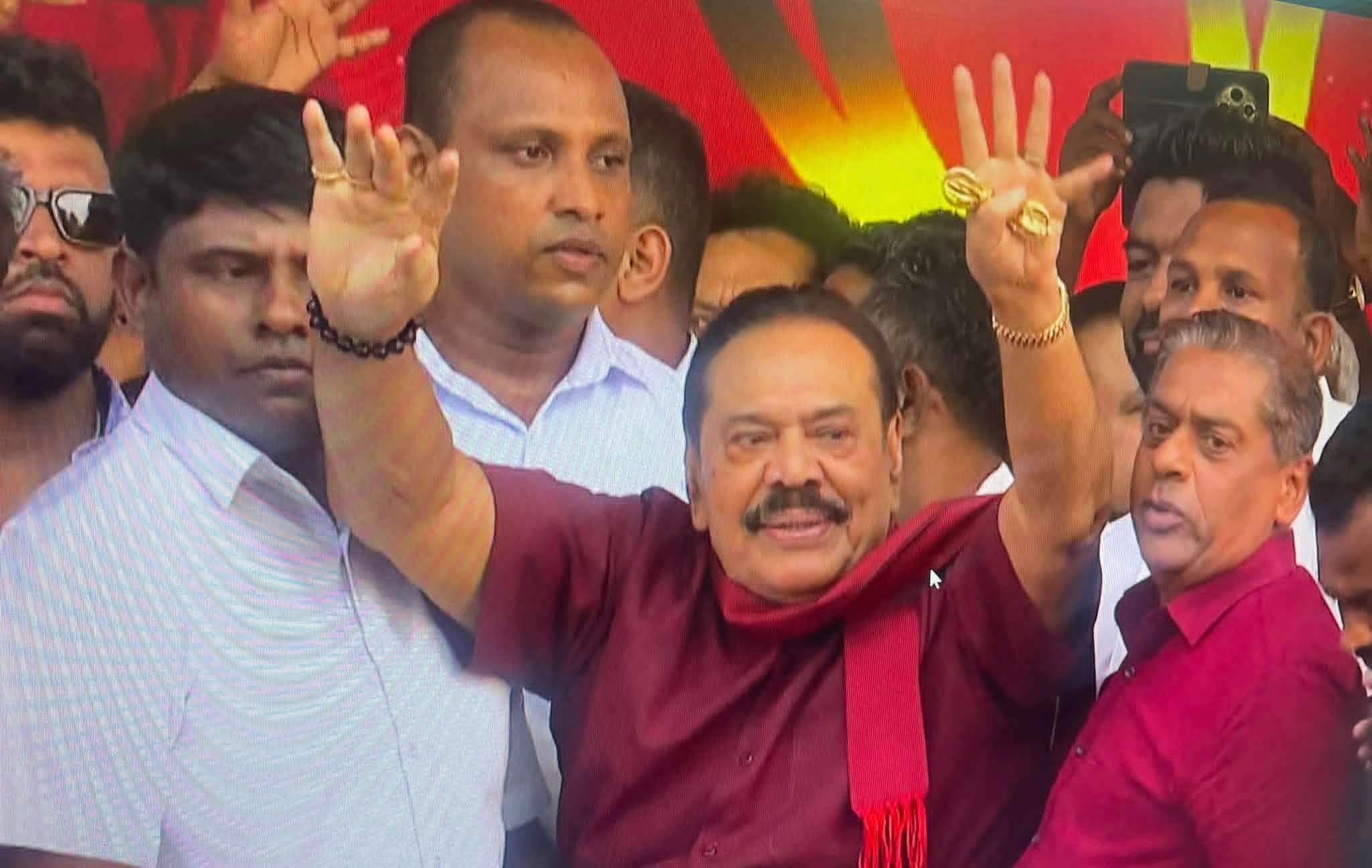 “මාතෘභූමියේ ආත්ම ගෞරවය වෙනුවෙන් ජන අරගලයක ආරම්භය” මහින්දගෙන් අනුරාධපුර රැලියට එක්වූ ජනතාවට ස්තුතිය