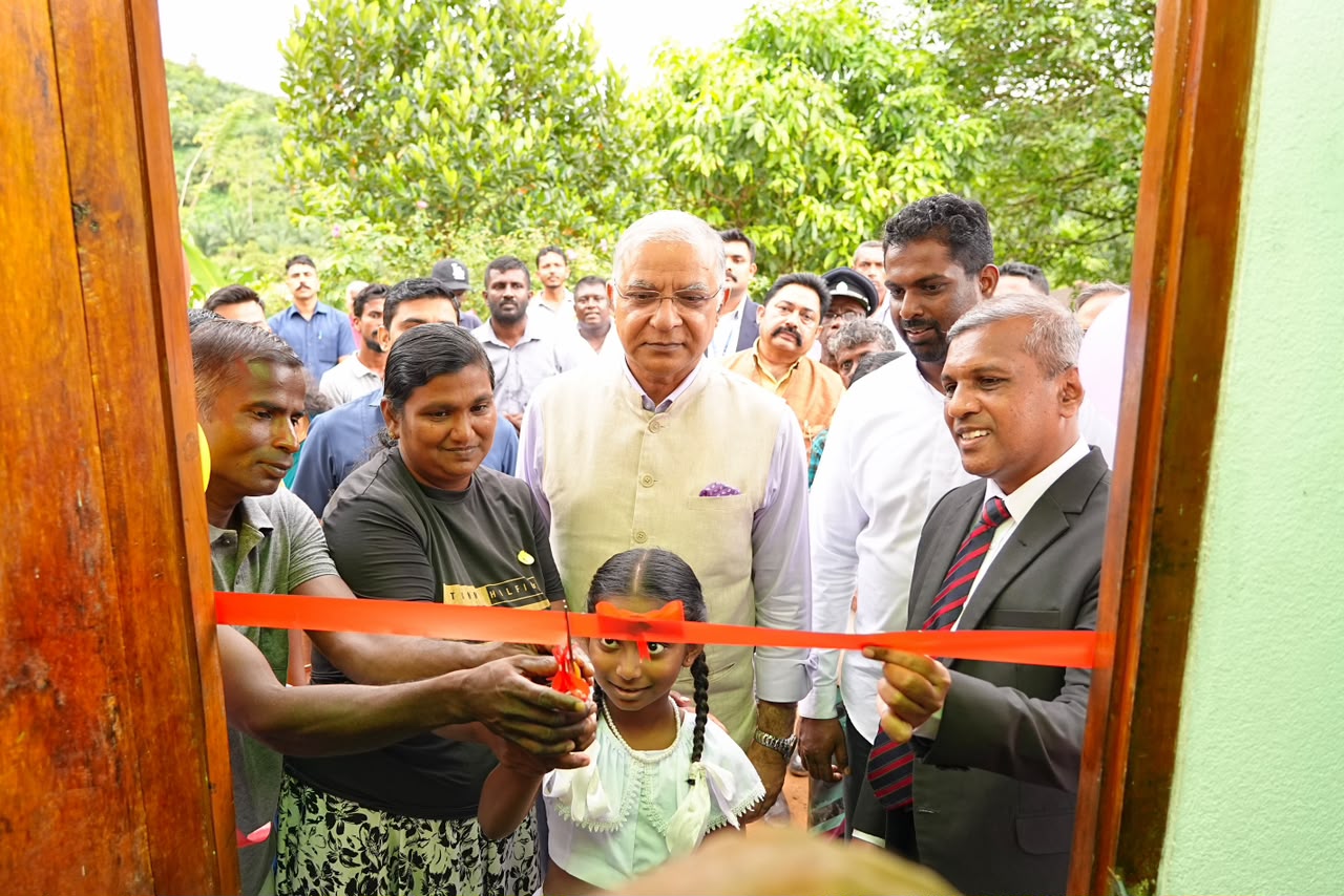 ඉන්දීය ආධාරයෙන් ගාල්ලේ ඉදිකළ 22 වැනි ආදර්ශ ගම්මානය ජනතා අයිතියට
