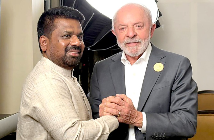 බ්‍රසීලයේ නව ජනාධිපති ලූලාගෙන් ශ්‍රී ලංකාව සමඟ වෙළෙඳ හා තාක්ෂණික සහයෝගීතාව ශක්තිමත් කිරීමට අපේක්ෂා