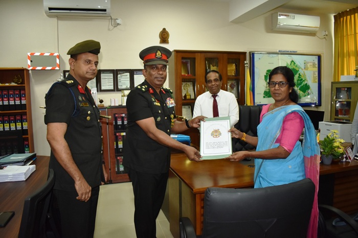 මුලතිව් කෙප්පපිලව්හි අක්කර 6.97ක ඉඩමක් මහජන පරිහරණය සඳහා නිදහස් කෙරේ
