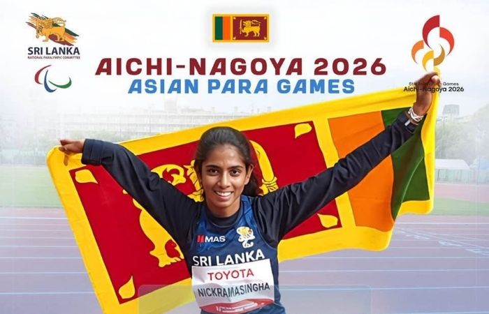ආසියානු පැරා ක්‍රීඩා උළෙලේදී ධනංජනා වික්‍රමසිංහට රිදී පදක්කමක්