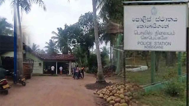ගම්මුන් අල්ලා බාරදුන් සොරකම් සැකකරු පොලිස් අත්අඩංගුවේදී මරුට: අල්ලා දුන් ගම්වැසියන් පස්දෙනාම පොලිස් කූඩුවට